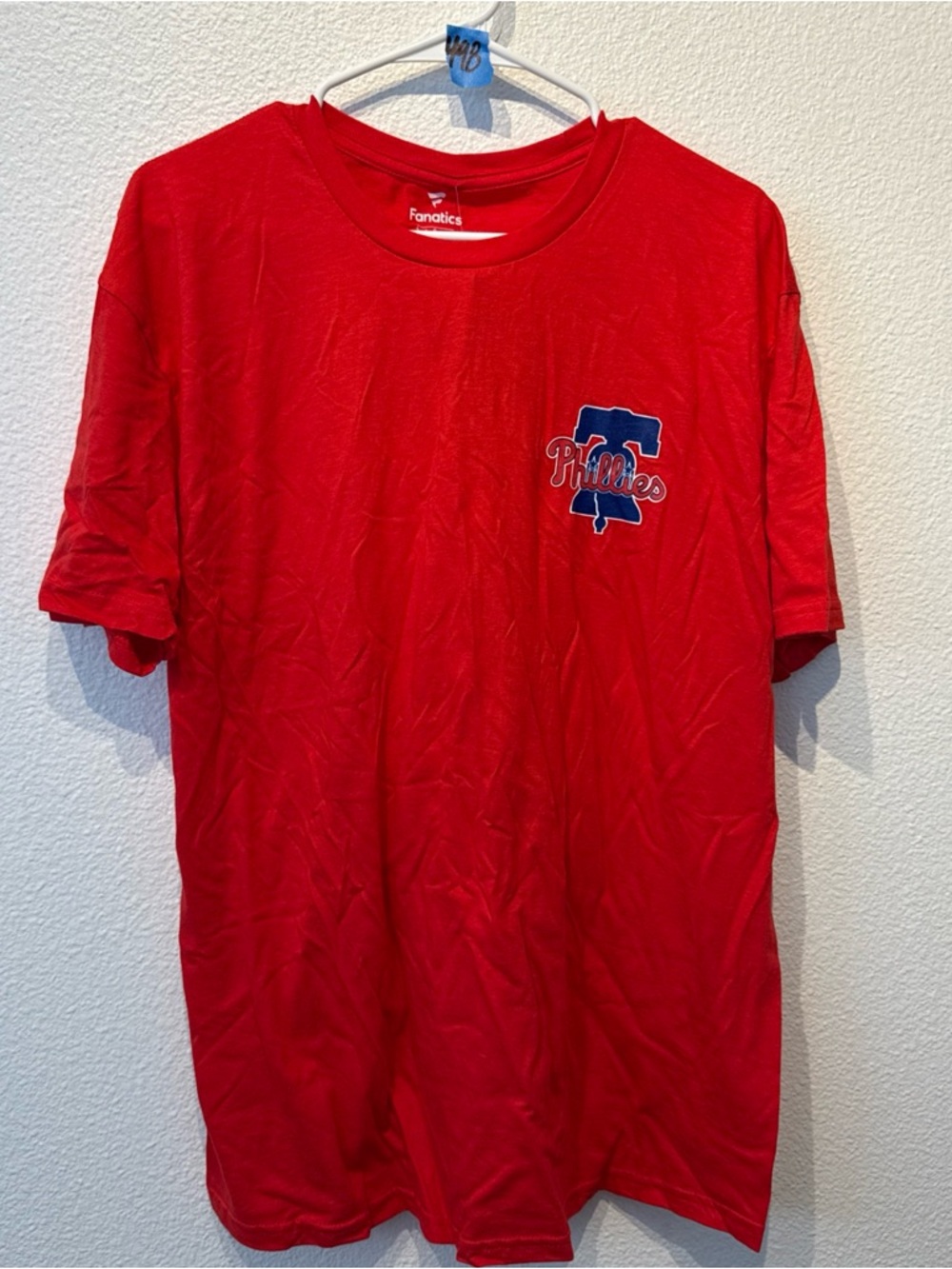 Fanatics Red Philadelphia Phillies Short-Sleeve Tee with Blue Logo